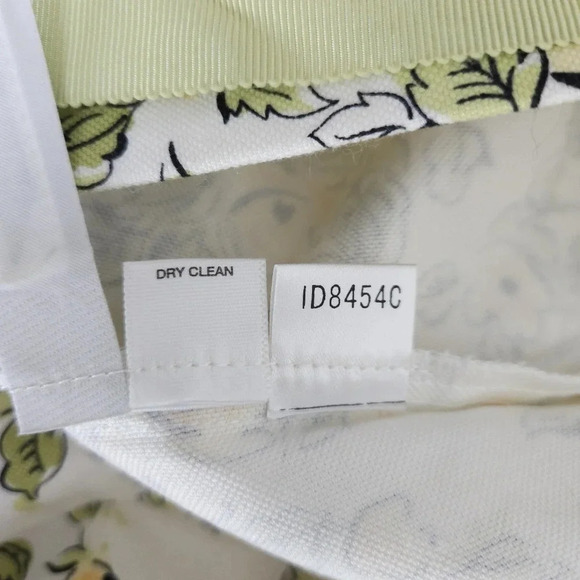 Ann Taylor LOFT Pleated Flare Skirt White Spring Floral Belted Petite - Picture 8 of 8